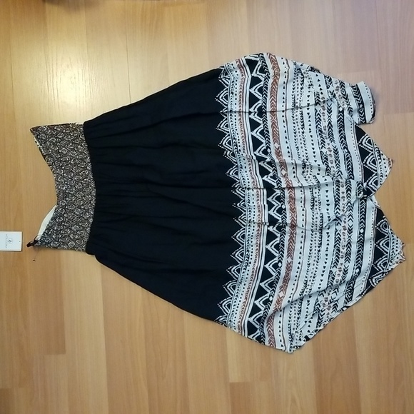 NWT Volcom Spinternship Dress Cotton Strapless Size S - Picture 5 of 11